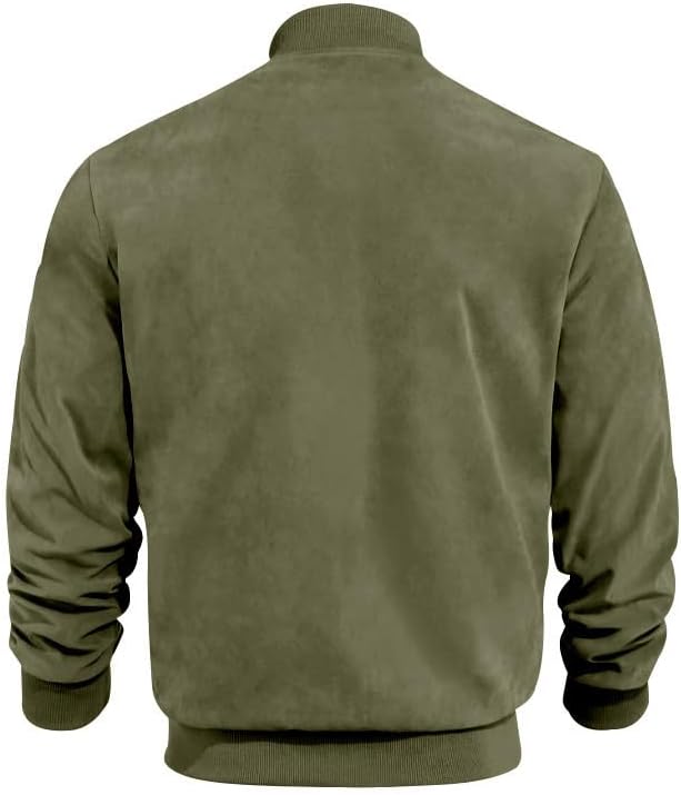 Chaqueta Bomber de Gamuza
