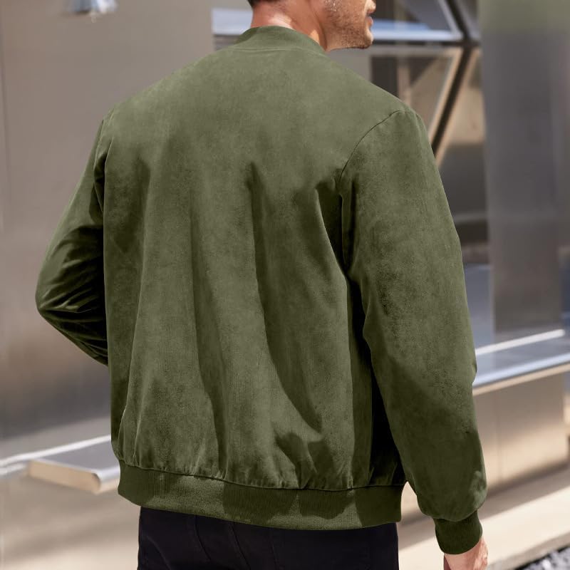 Chaqueta Bomber de Gamuza