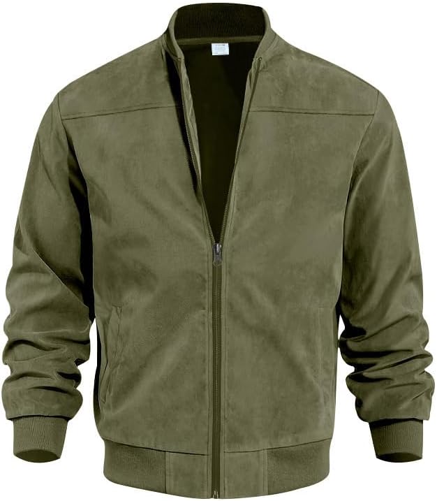 Chaqueta Bomber de Gamuza