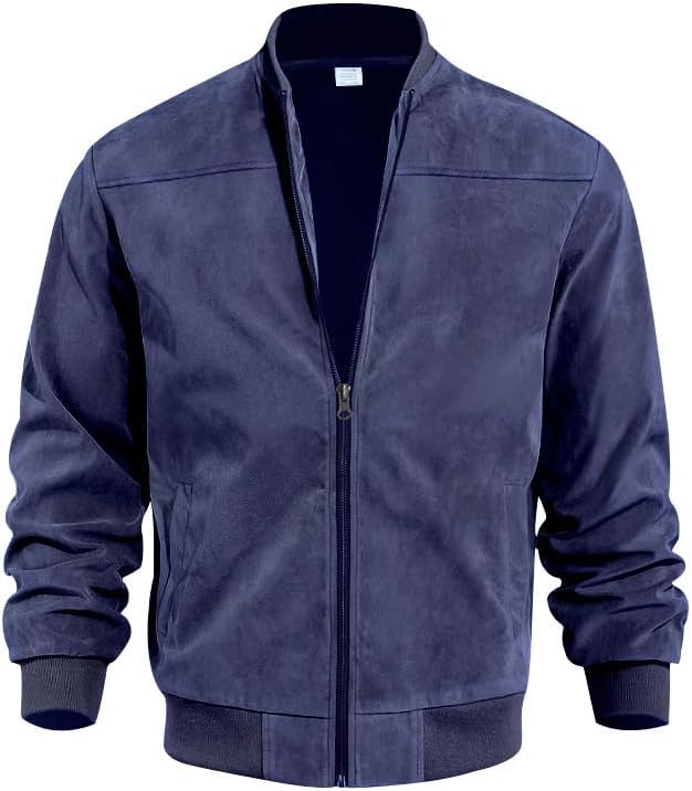 Chaqueta Bomber Azul — El Look que Habla por Ti