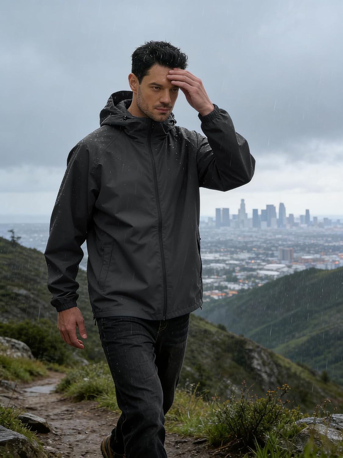 Chaqueta Impermeable Ligera para Hombre