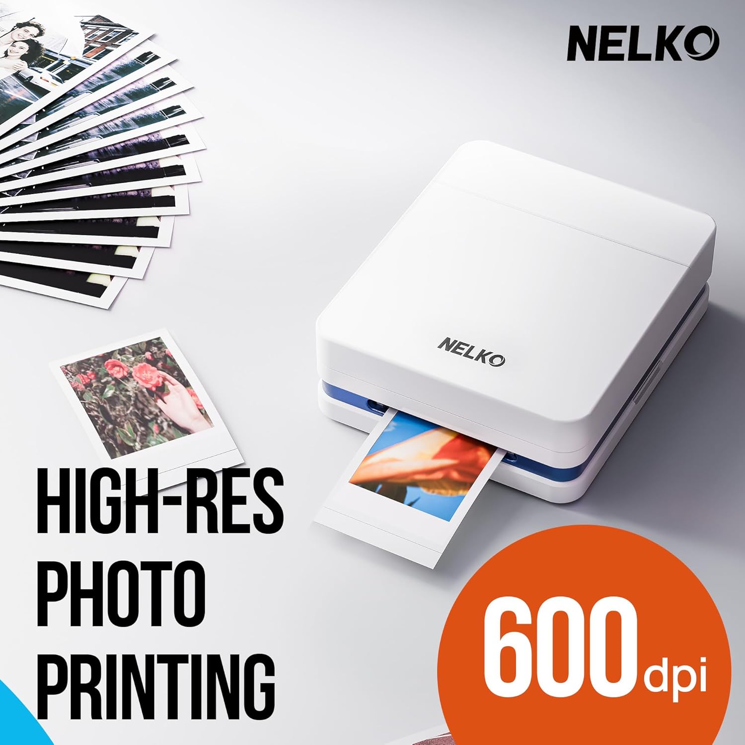 Impresora Móvil de Fotos NELKO — Imprime Recuerdos al Instante