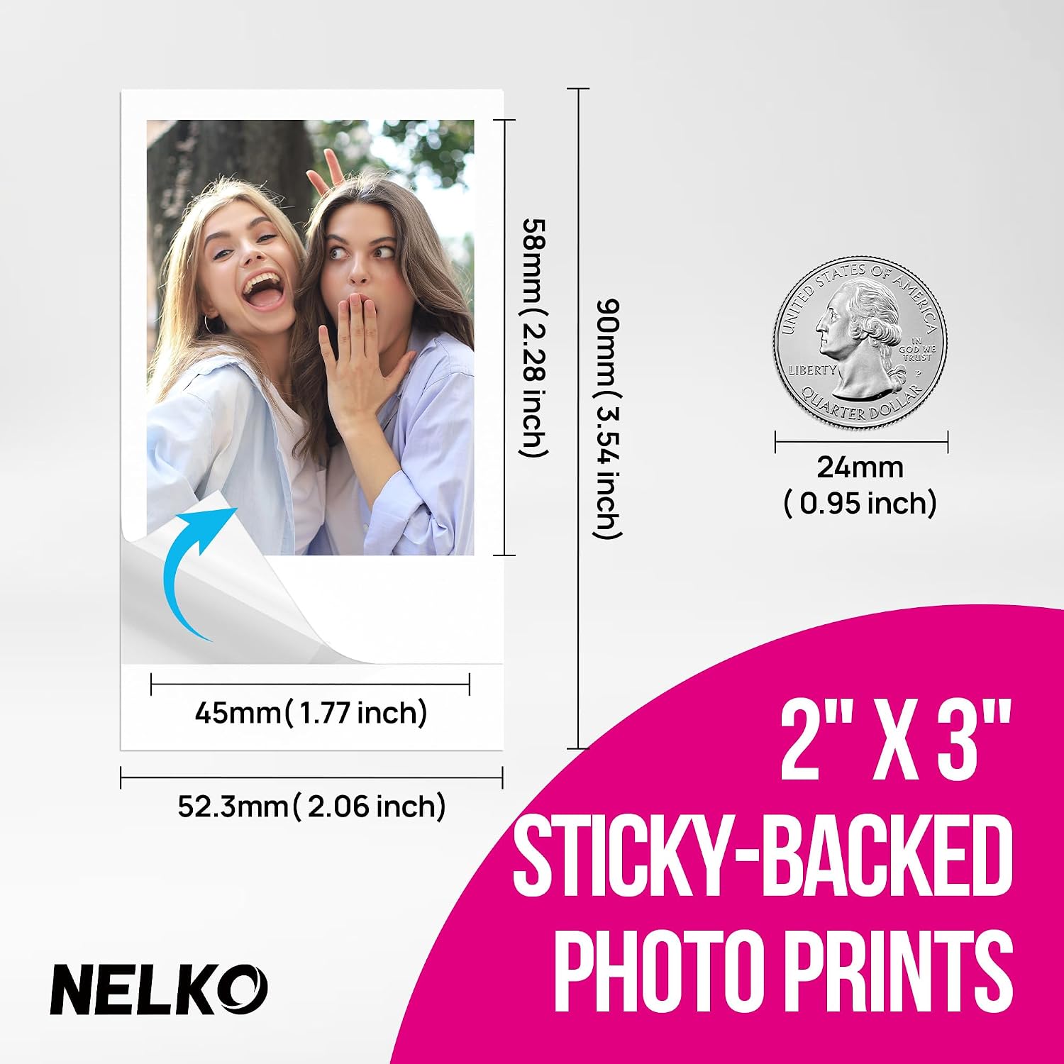 Impresora Móvil de Fotos NELKO — Imprime Recuerdos al Instante