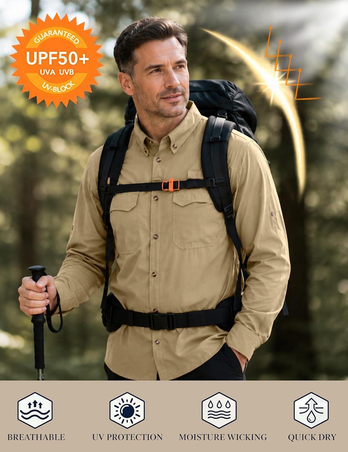 Camisa Fresca para Aventura al Sol
