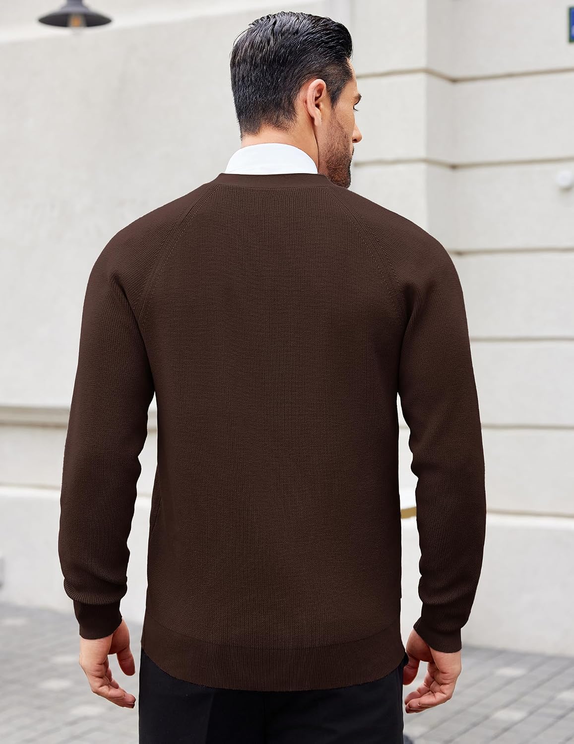 Cárdigan COOFANDY — Suéter de Punto con Botones para Hombre