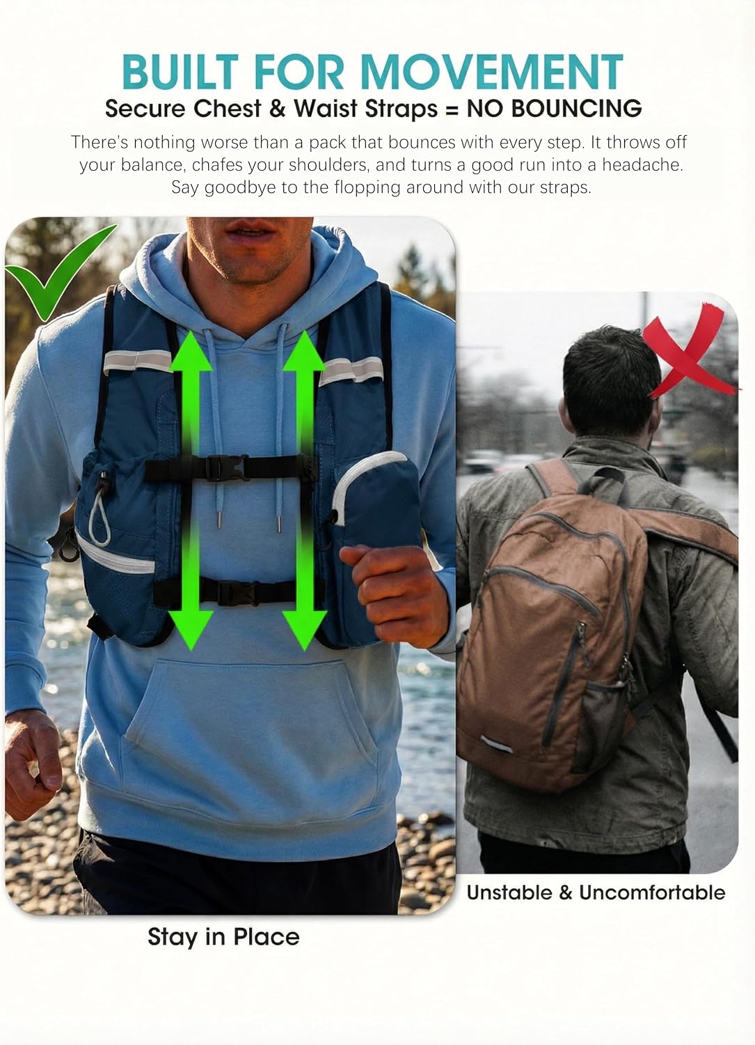 Mochila Plegable Ligera para Aventuras