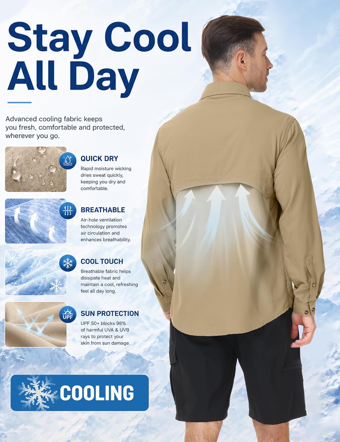Camisa Fresca para Aventura al Sol