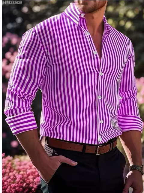 Camisa Entallada a Rayas — La que Define Cada Ocasión