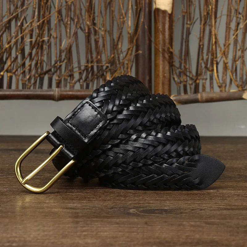 Cinturón de Moda Trenzado