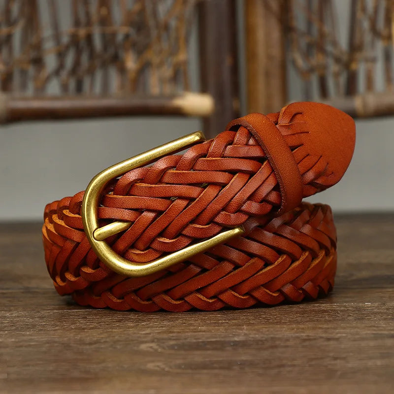 Cinturón de Moda Trenzado