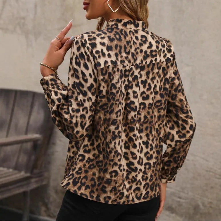 Blusa Leopardo Elegante