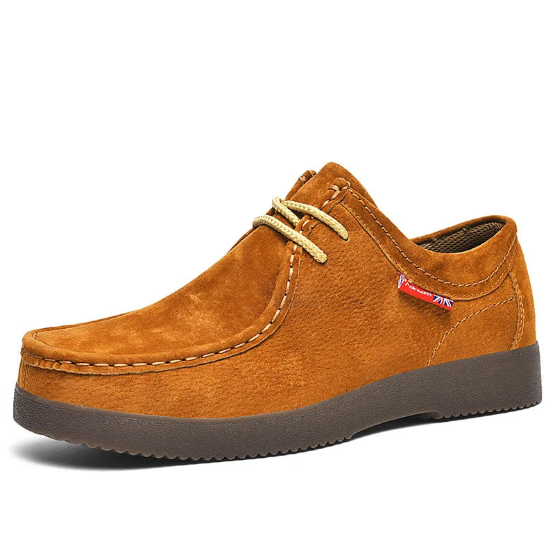 Zapatos de Cuero Estilo Británico