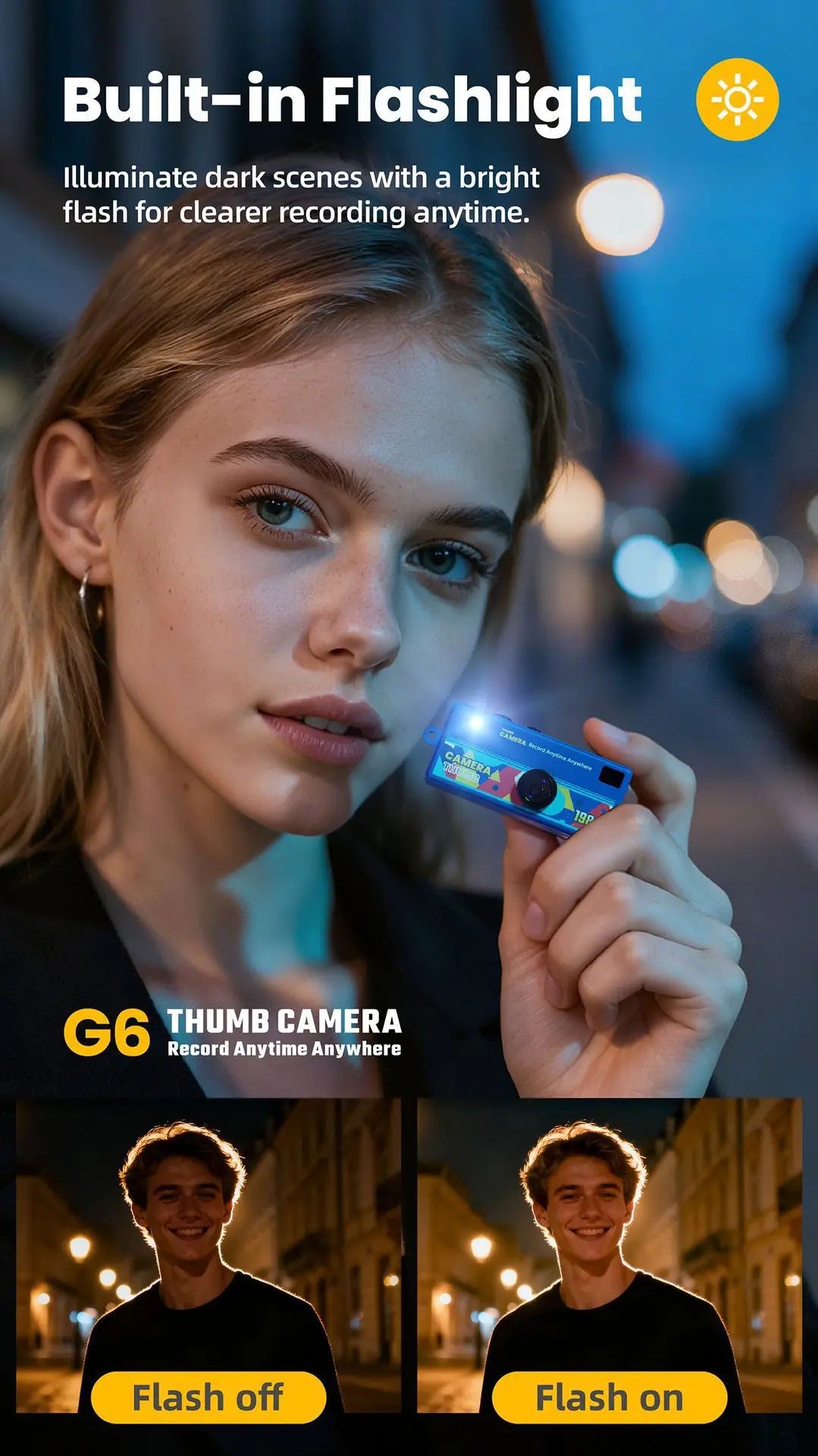 Cámara Mini G6 — Graba Todo. Cabe en Tu Bolsillo.