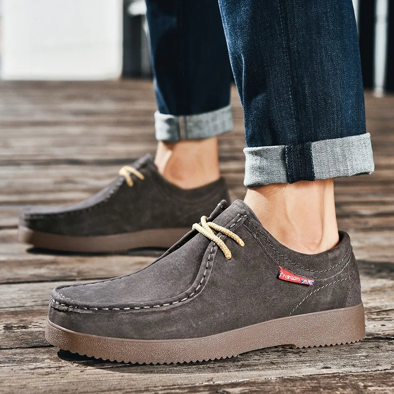 Zapatos de Cuero Estilo Británico