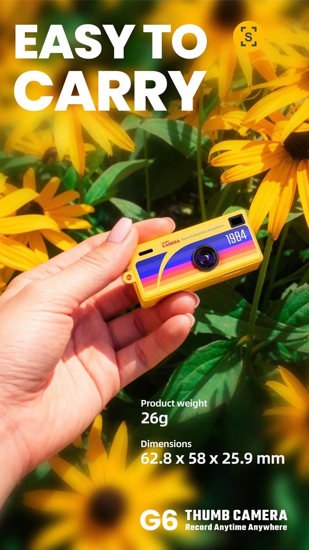 Cámara Mini G6 — Graba Todo. Cabe en Tu Bolsillo.