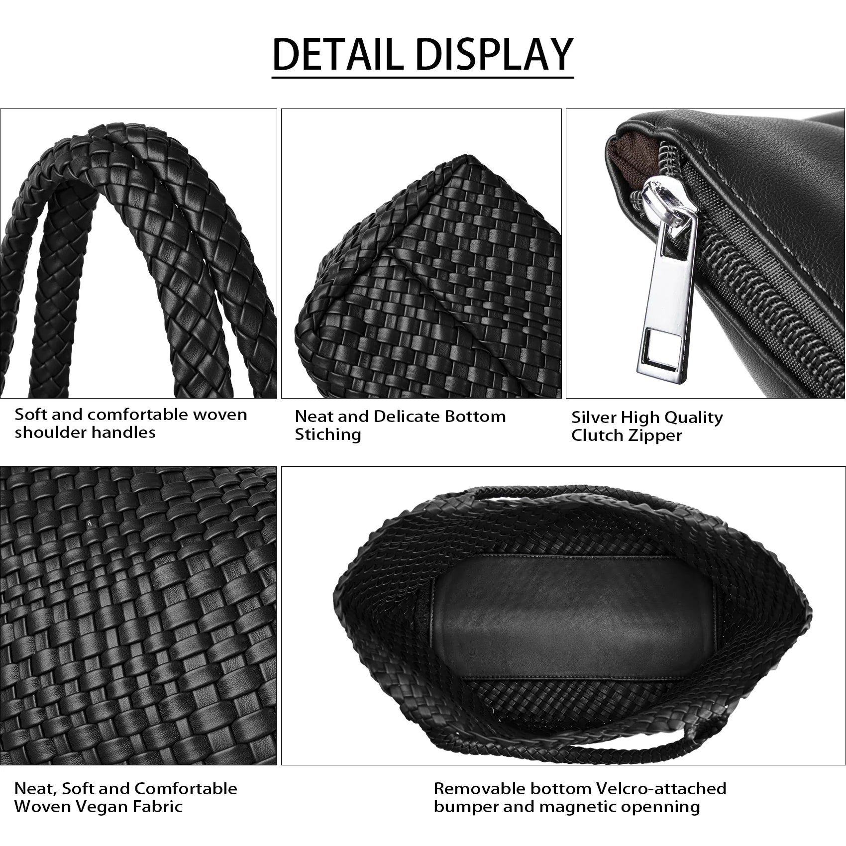 Bolso Tote Tejido Grande